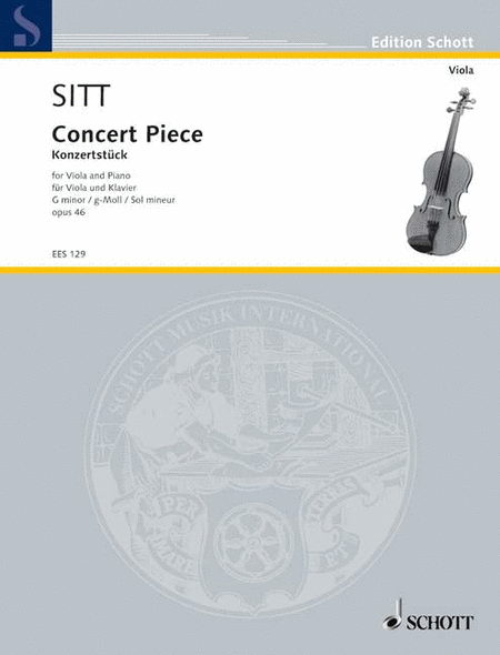 Sitt Concert Piece G Minor viola/piano