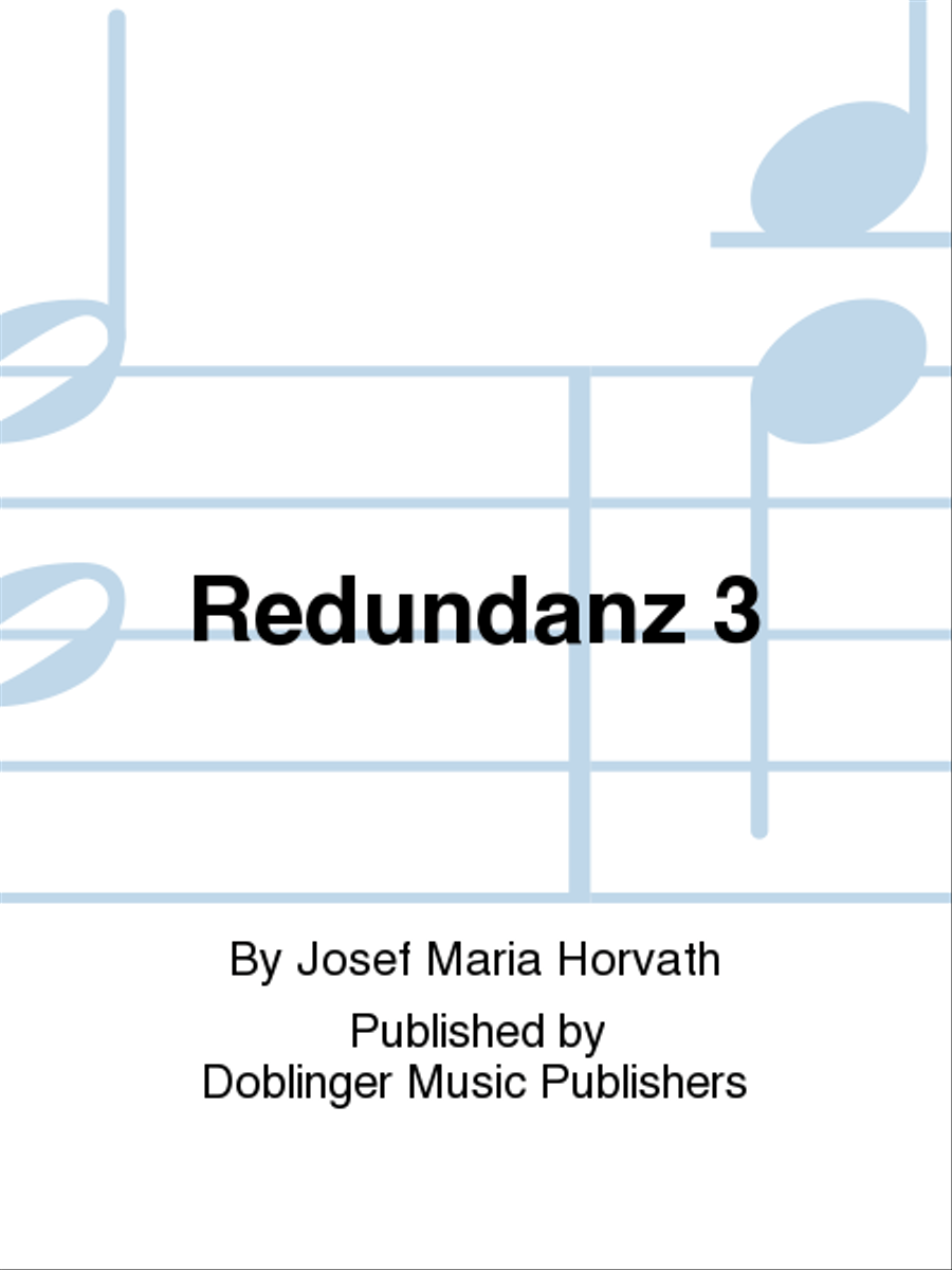 Redundanz 3 Study Score scores gallery preview page 1