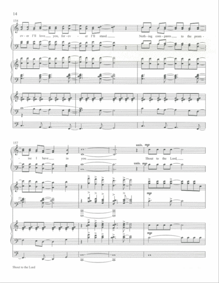 Shout to the Lord Organ scores gallery preview page 15
