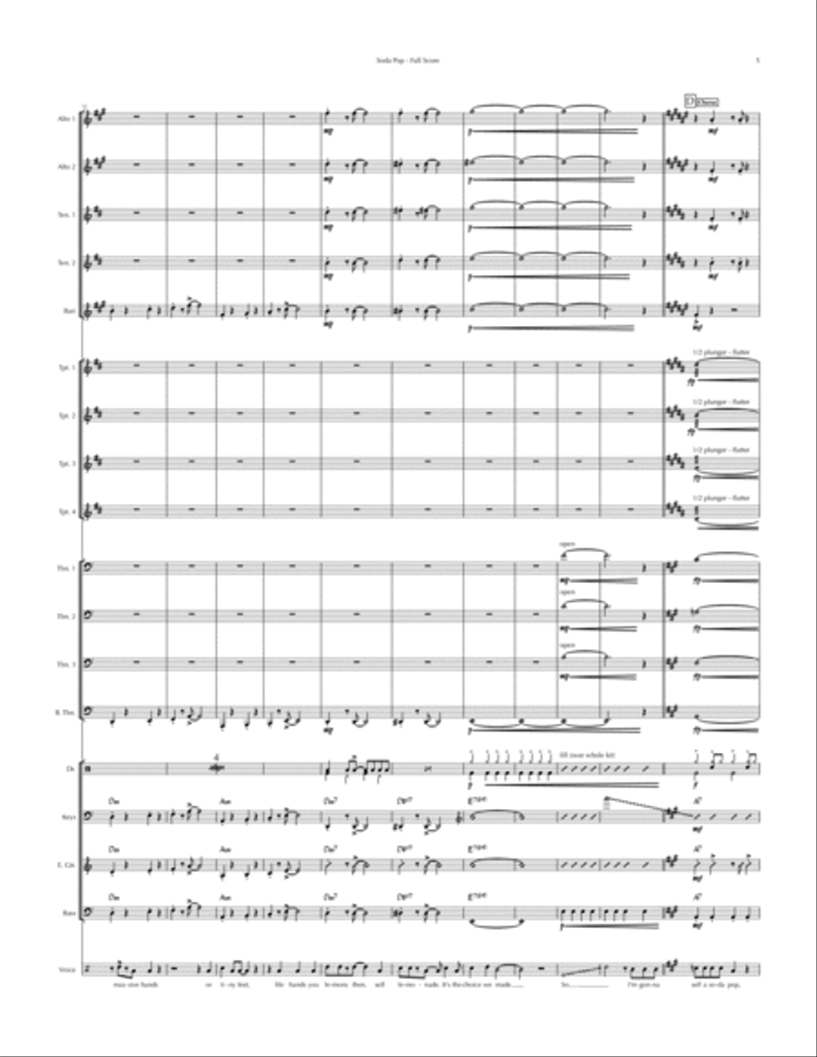 Soda Pop Soda Pop Jazz Ensemble scores gallery preview page 5