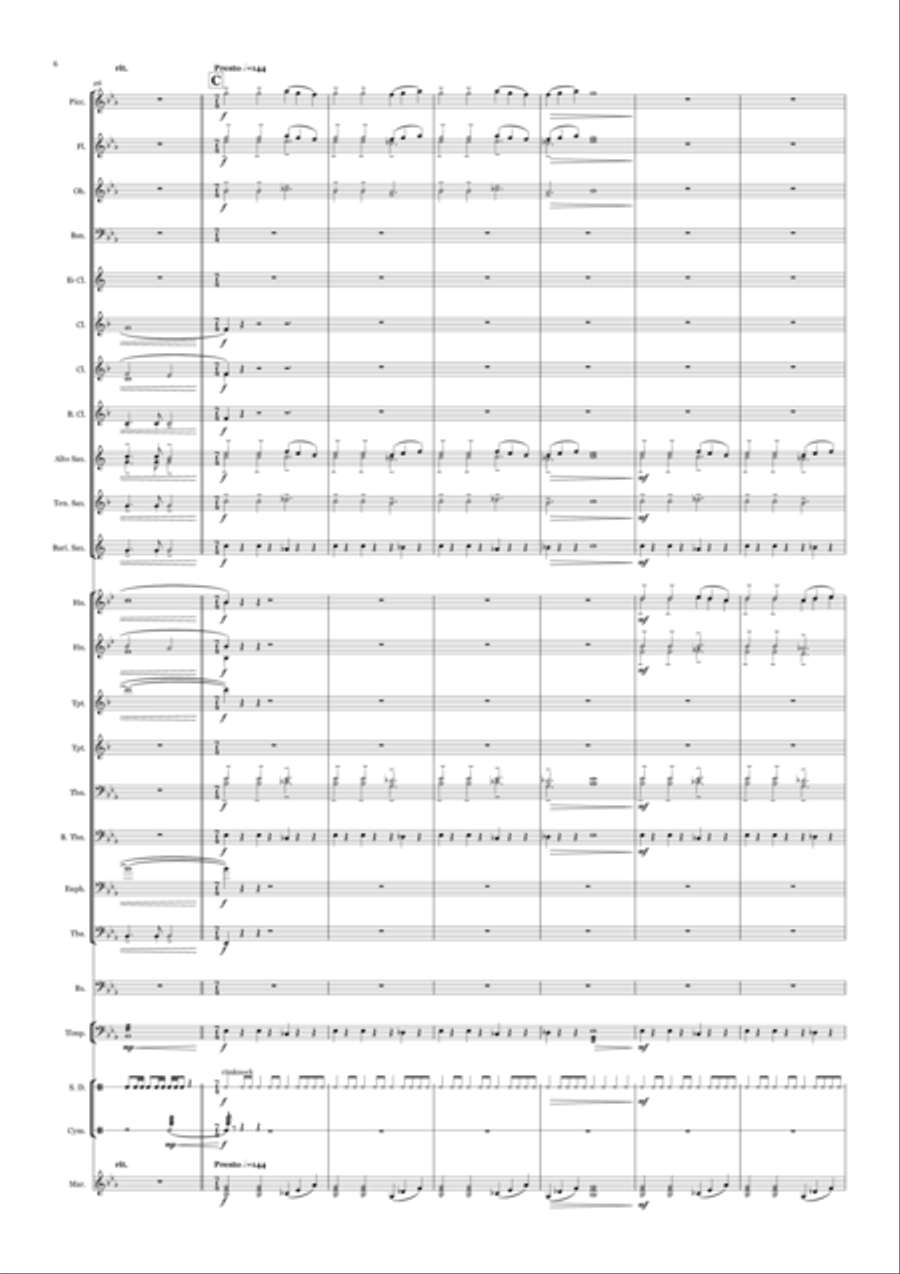 Intrada Solemnis Concert Band scores gallery preview page 6