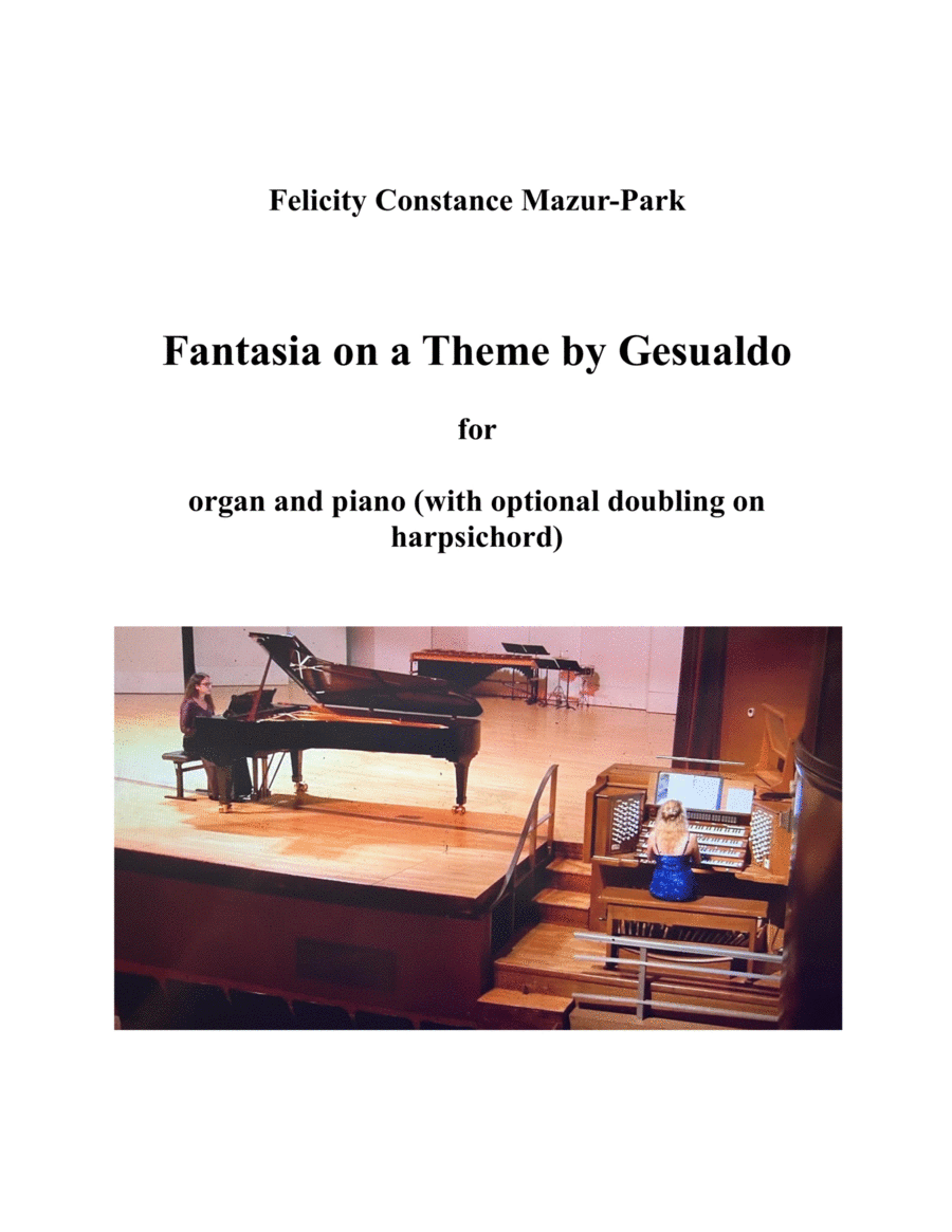 Fantasia on a Madrigal by Gesauldo Choir scores gallery preview page 1