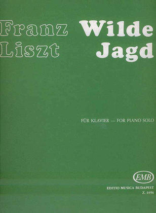 Book cover for Etüden No. 8 Wilde Jagd