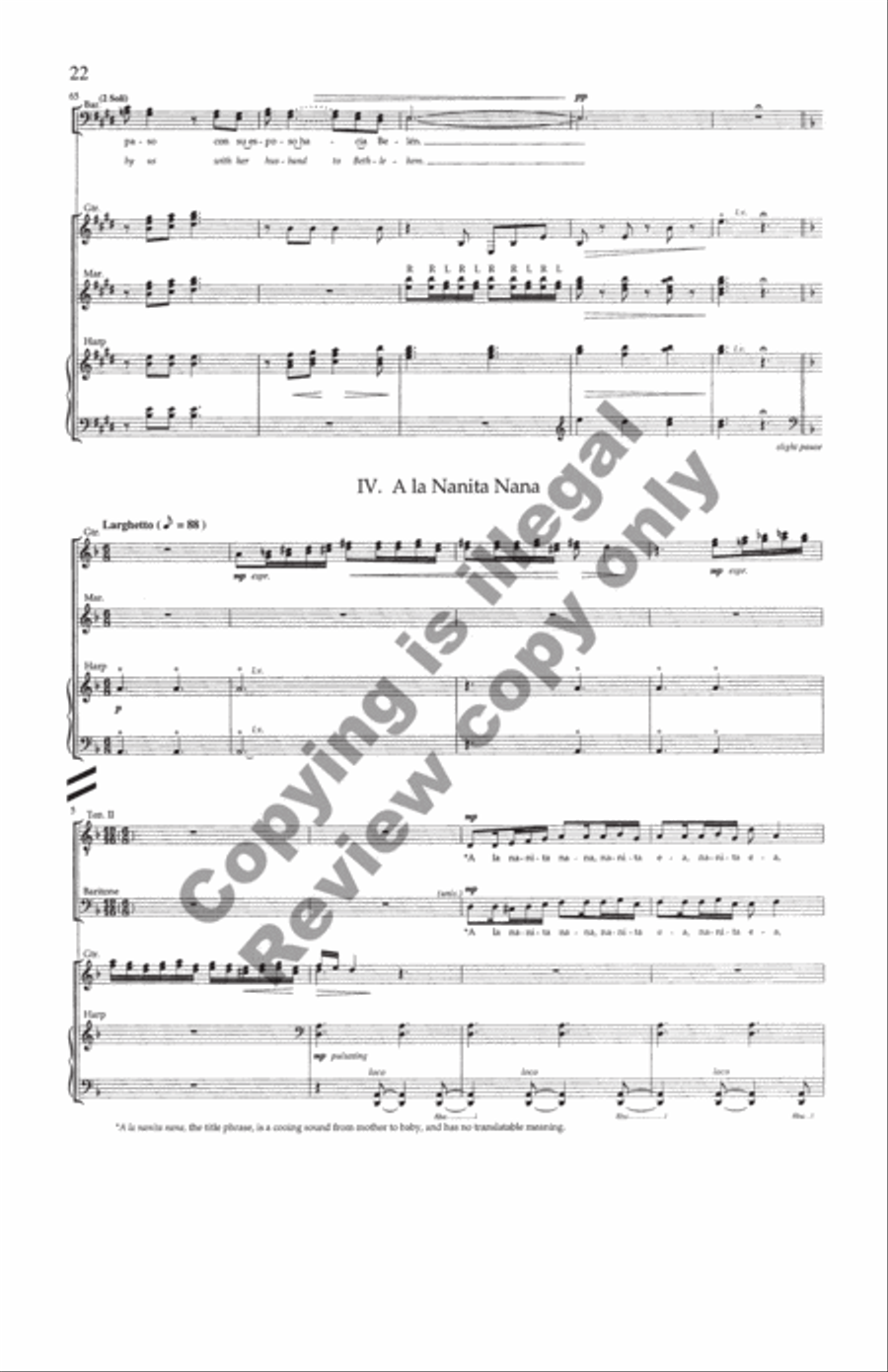 Carols and Lullabies (Full Score) Choir scores gallery preview page 12