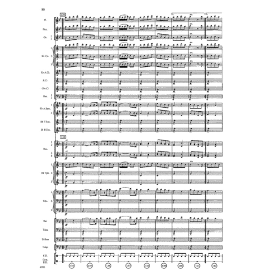 Farandole Concert Band scores gallery preview page 22