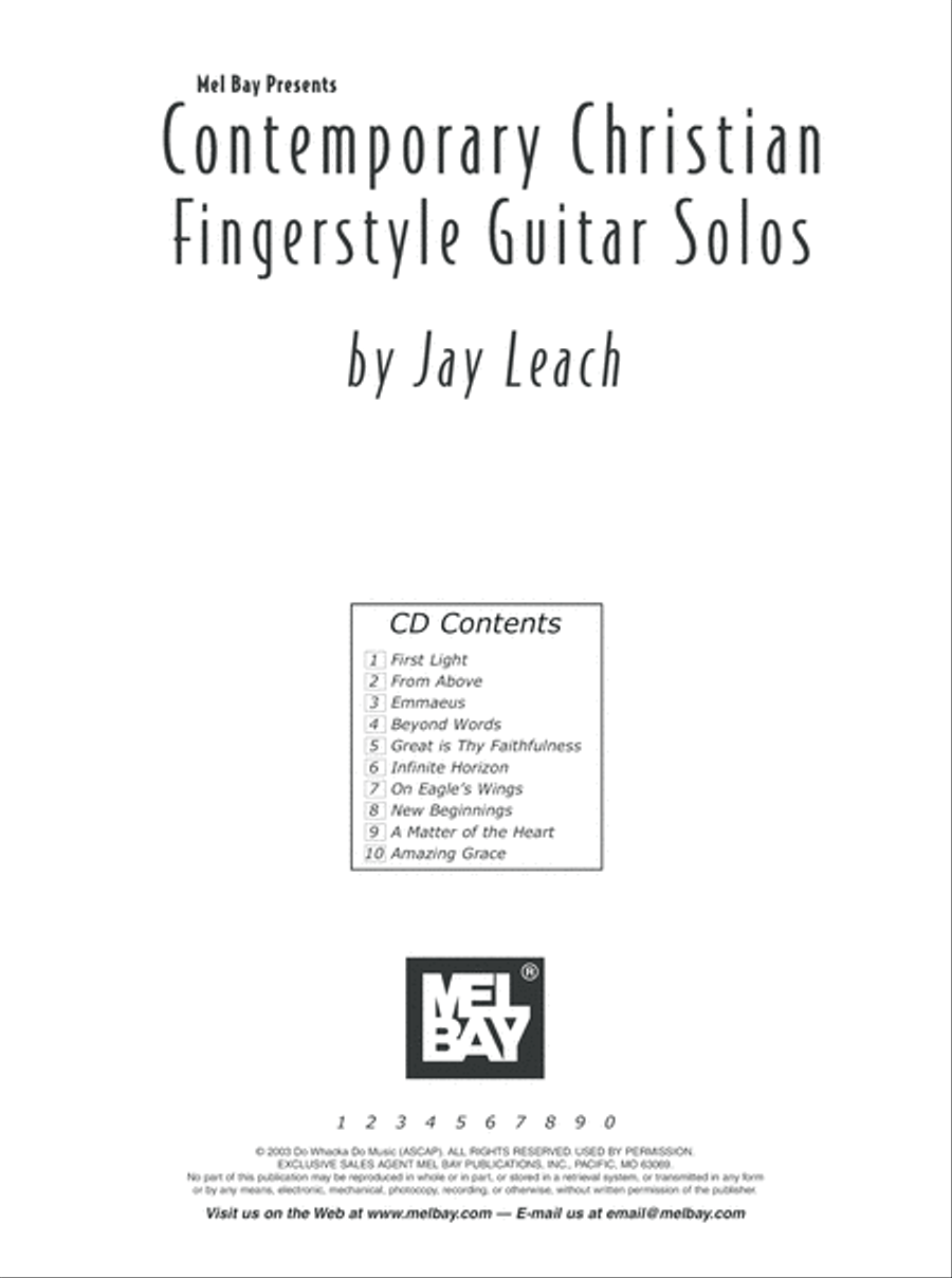 Contemporary Christian Fingerstyle Guitar Solos Fingerpicking Guitar scores gallery preview page 3