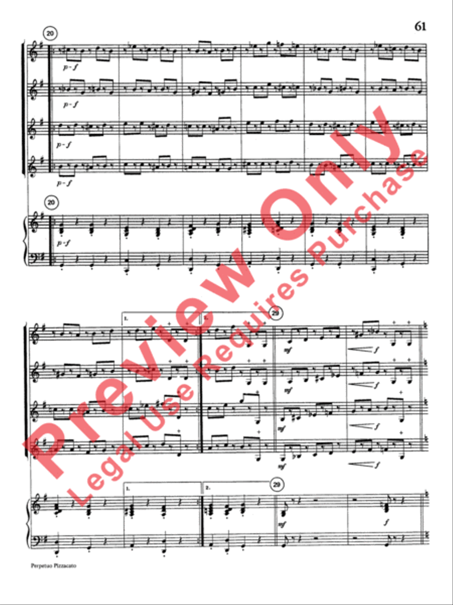 Highland/Etling Violin Quartet Series: Book 1
