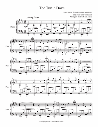 The Turtle Dove (solo piano)
