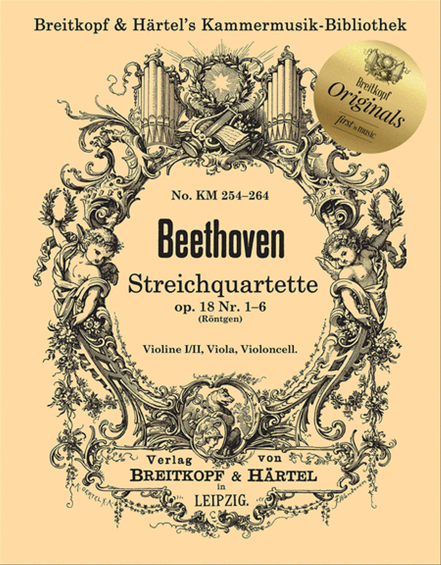 Complete String Quartets – Breitkopf Originals String Quartet scores gallery preview page 1