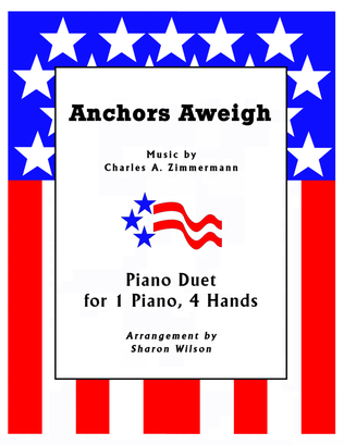Anchors Aweigh (1 Piano, 4 Hands Duet)