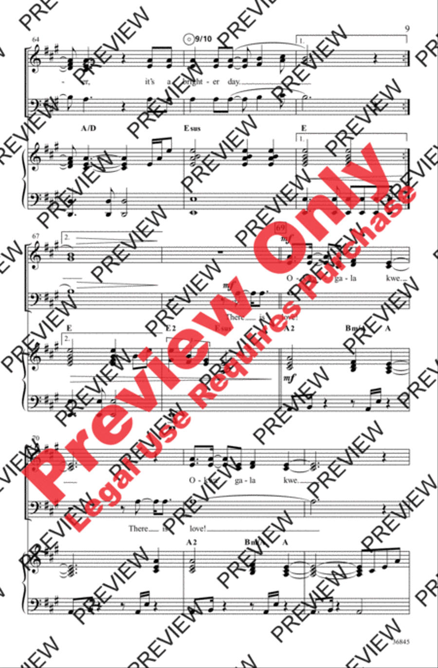 Love Love 4-Part scores gallery preview page 9