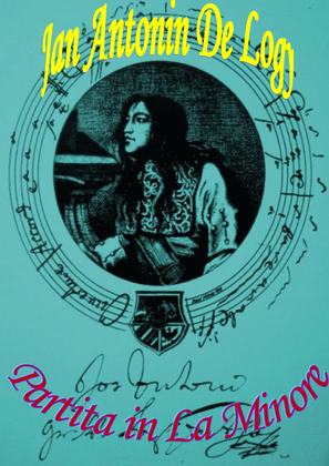 Book cover for J A de Logy-Partita in A minor for Classical Guitar