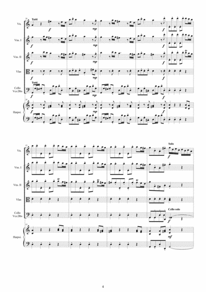 Vivaldi - Violin Concerto No.12 in C major RV 178 Op.8 for Violin solo, Strings and Harpsichord image number null