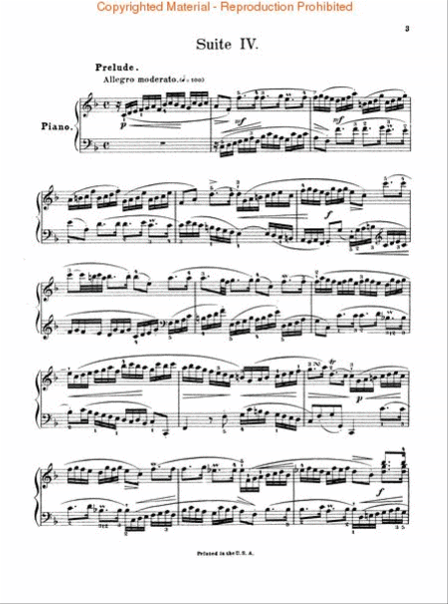 English Suites – Book 2 Piano Solo scores gallery preview page 2