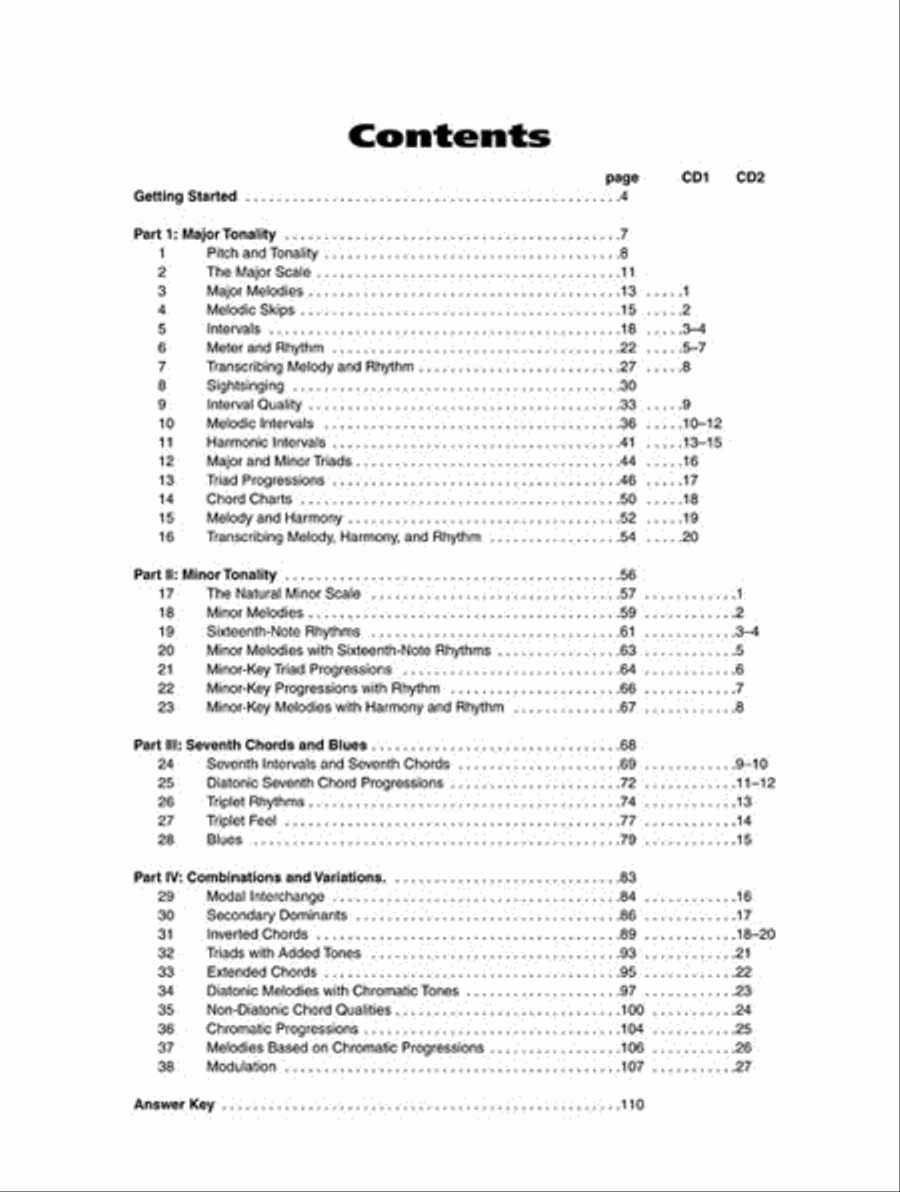 Ear Training Collection / Songbook scores gallery preview page 2