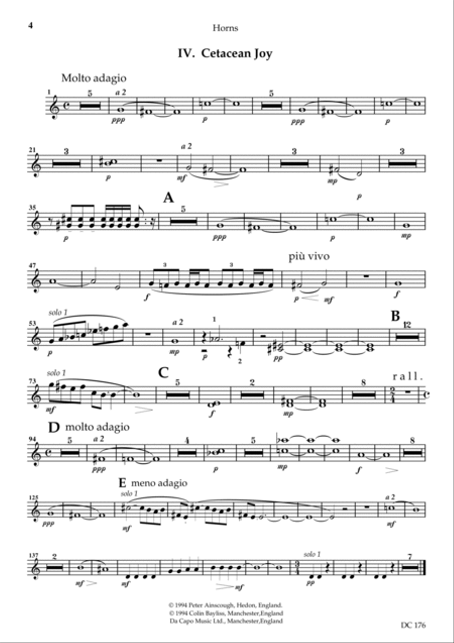 Ecocycle - brass and percussion parts Percussion Ensemble scores gallery preview page 4