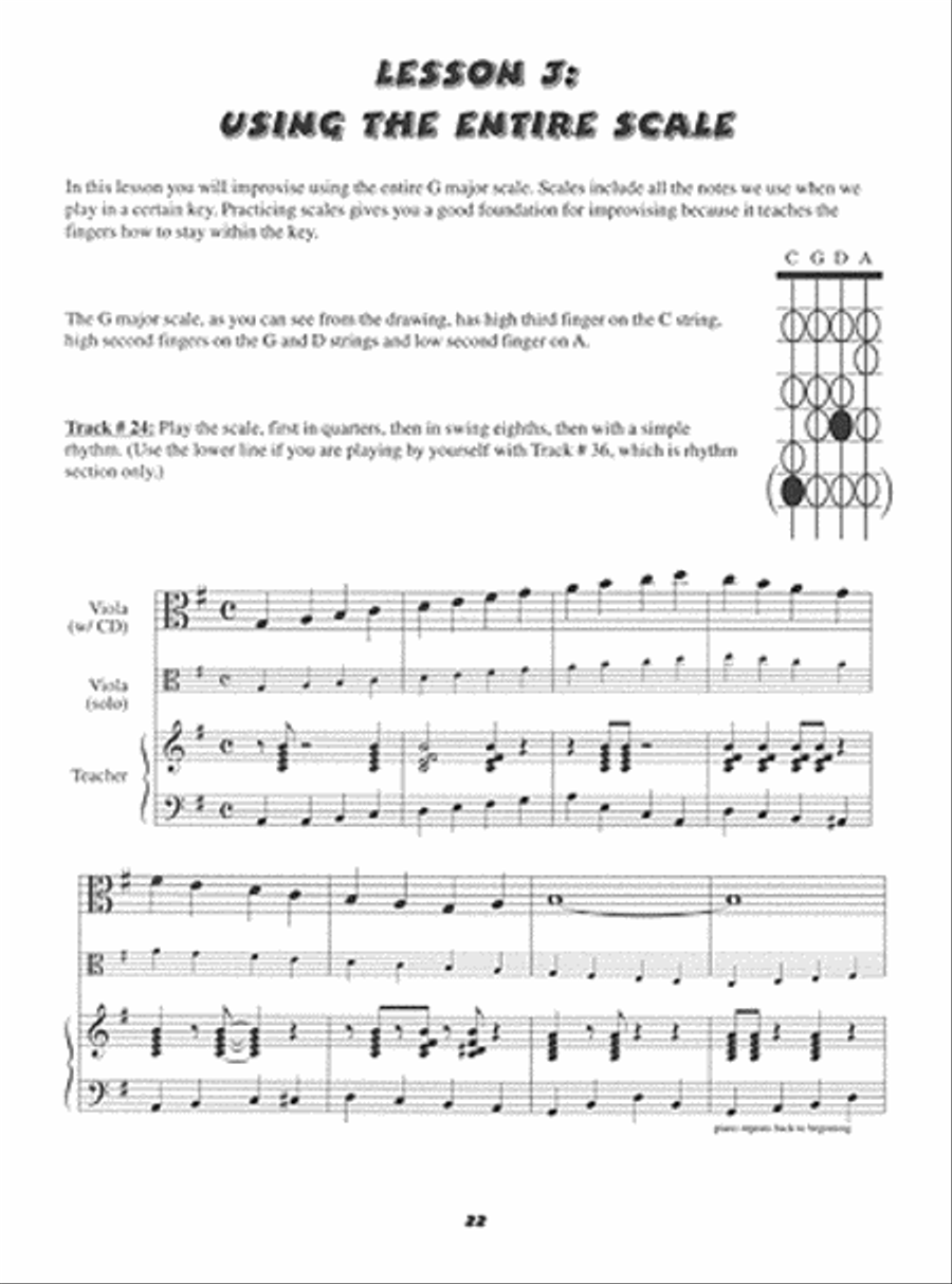 Jazz Viola Wizard Junior, Book 1 Viola scores gallery preview page 5