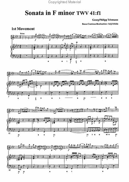 Sonata in F minor, TWV41:f2