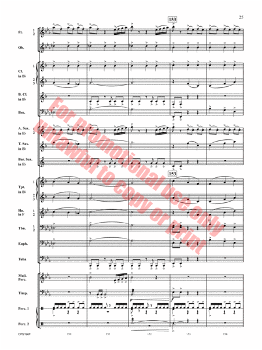 If I Could Fly Concert Band scores gallery preview page 26