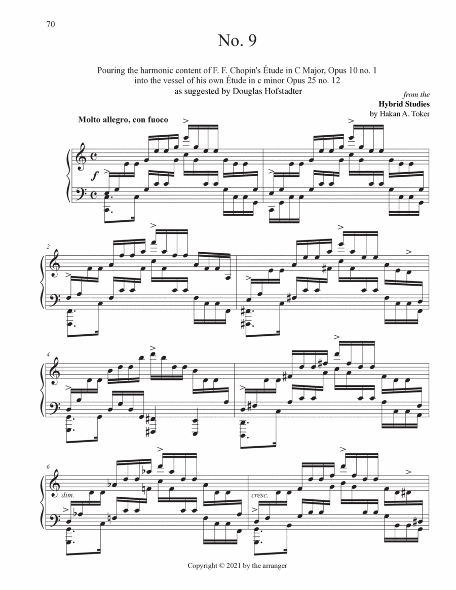 Hybrid Study No. 9 Piano Method scores gallery preview page 1