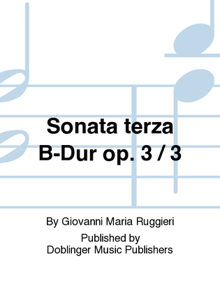 Sonata terza B-Dur op. 3 / 3