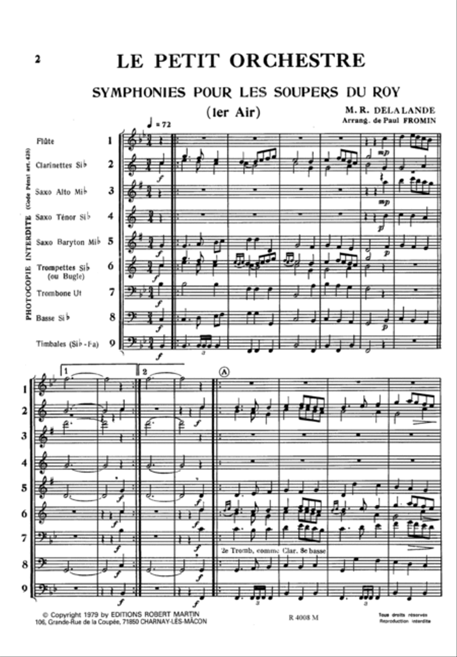 Le Petit orchestre Le Petit orchestre Orchestra scores gallery preview page 2