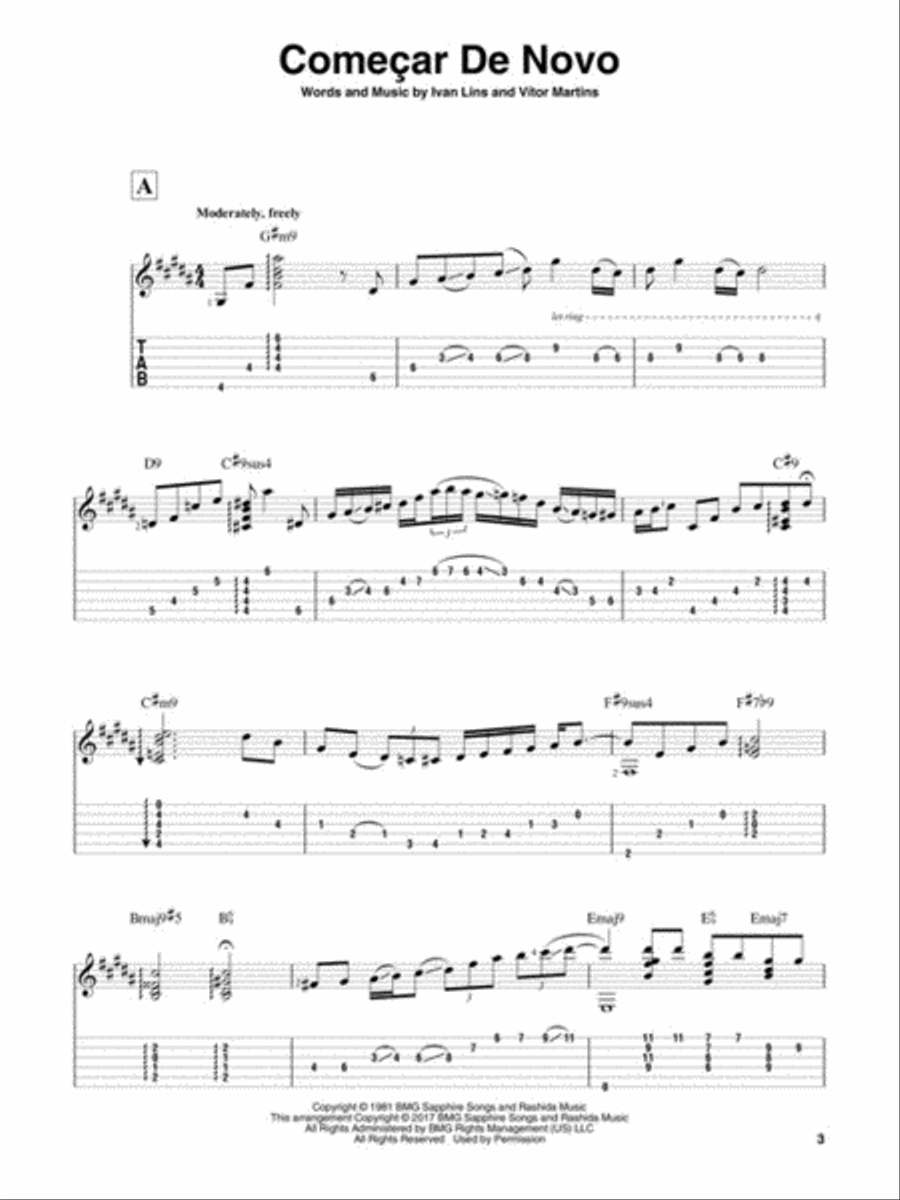 Solo Jazz Guitar Standards Electric Guitar scores gallery preview page 3