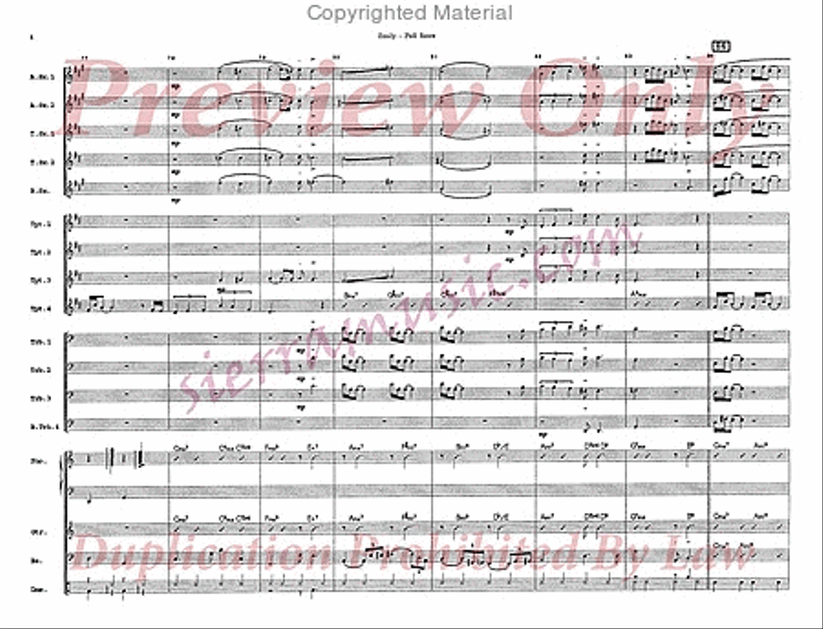 Emily Emily Big Band scores gallery preview page 9