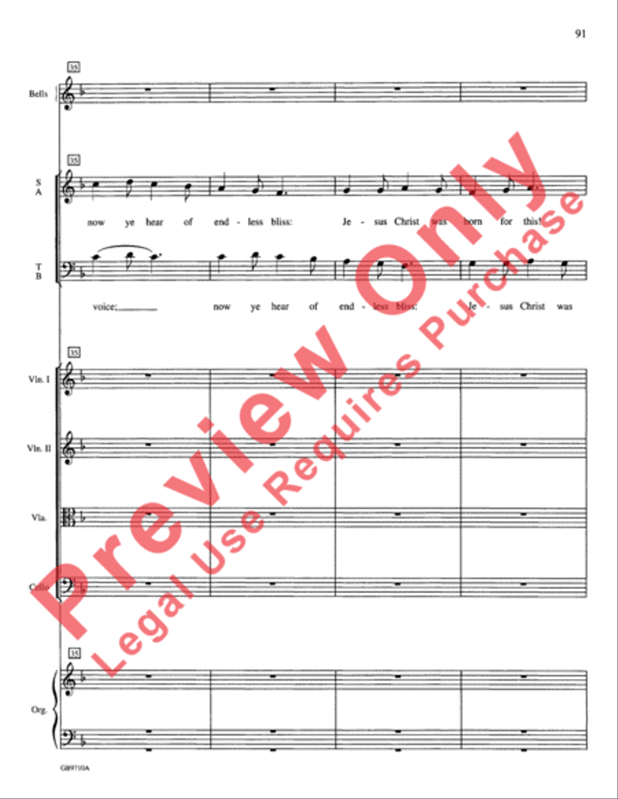 A Festival of Lessons and Carols Choir scores gallery preview page 92