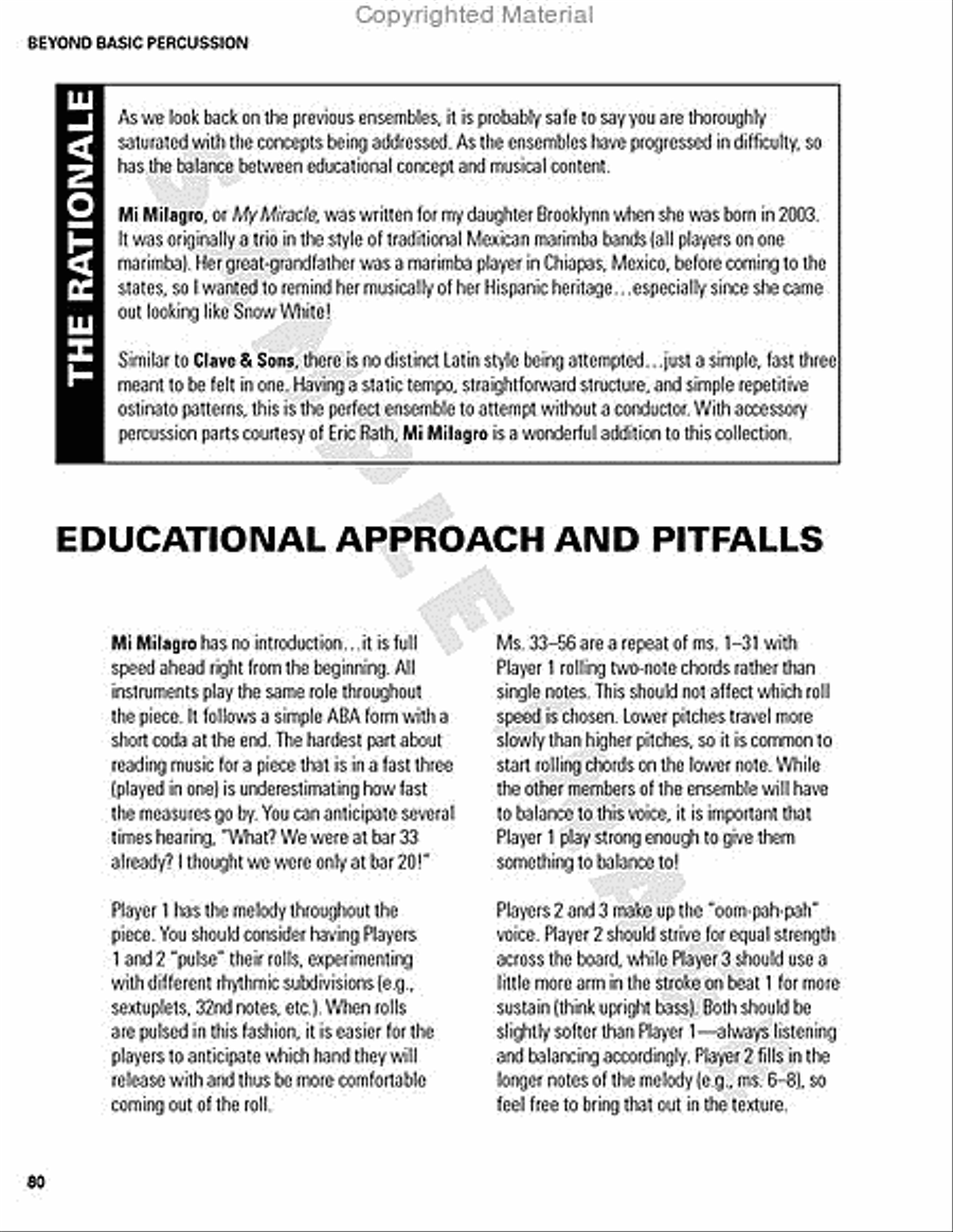 Beyond Basic Percussion Percussion scores gallery preview page 31