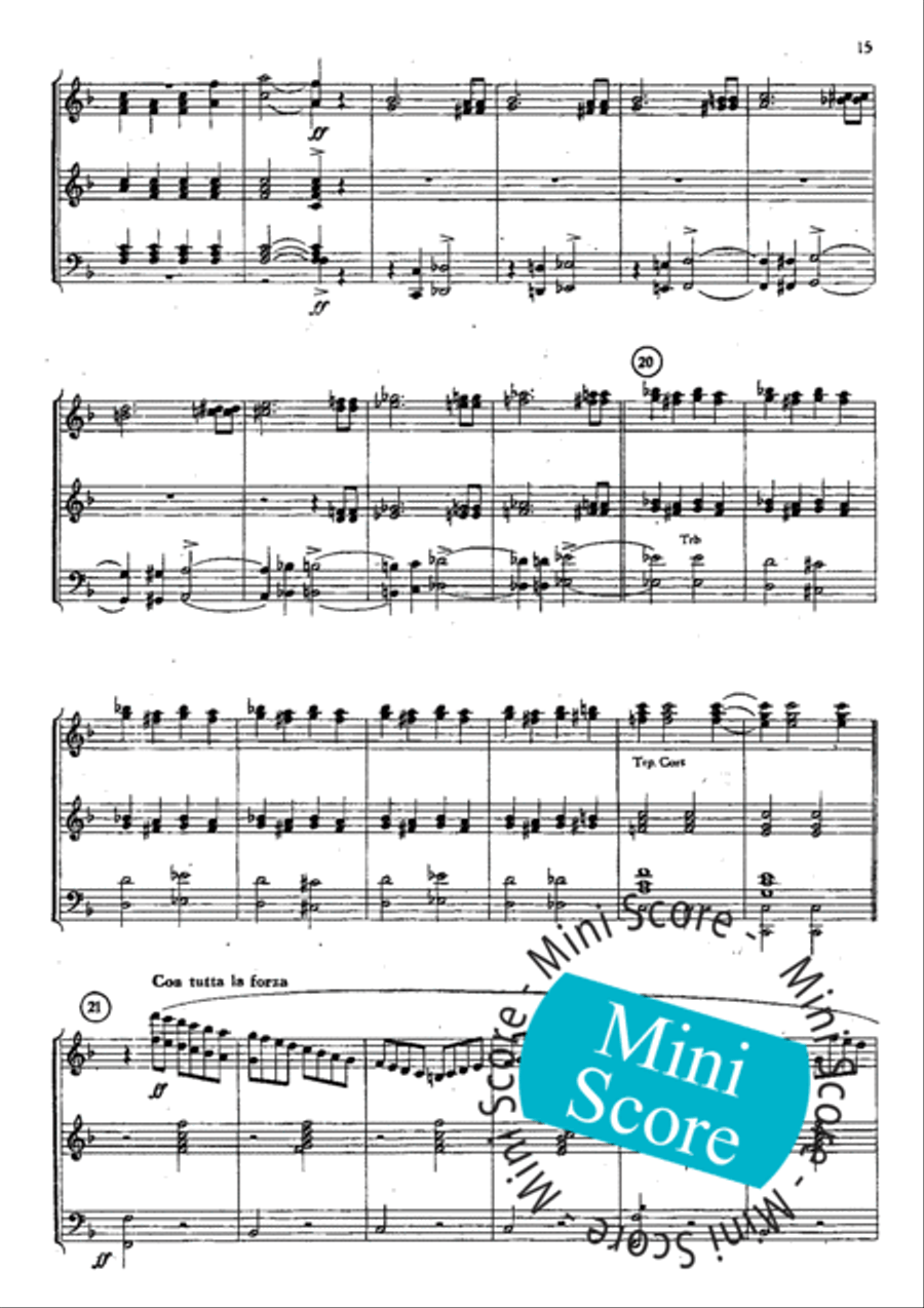 Zampa Zampa Concert Band scores gallery preview page 20