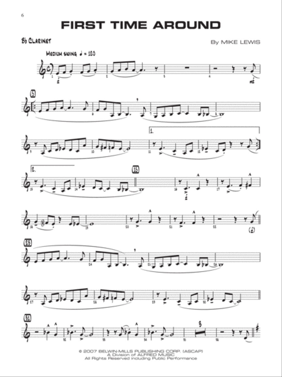 First Year Charts Collection for Jazz Ensemble Jazz Ensemble scores gallery preview page 4