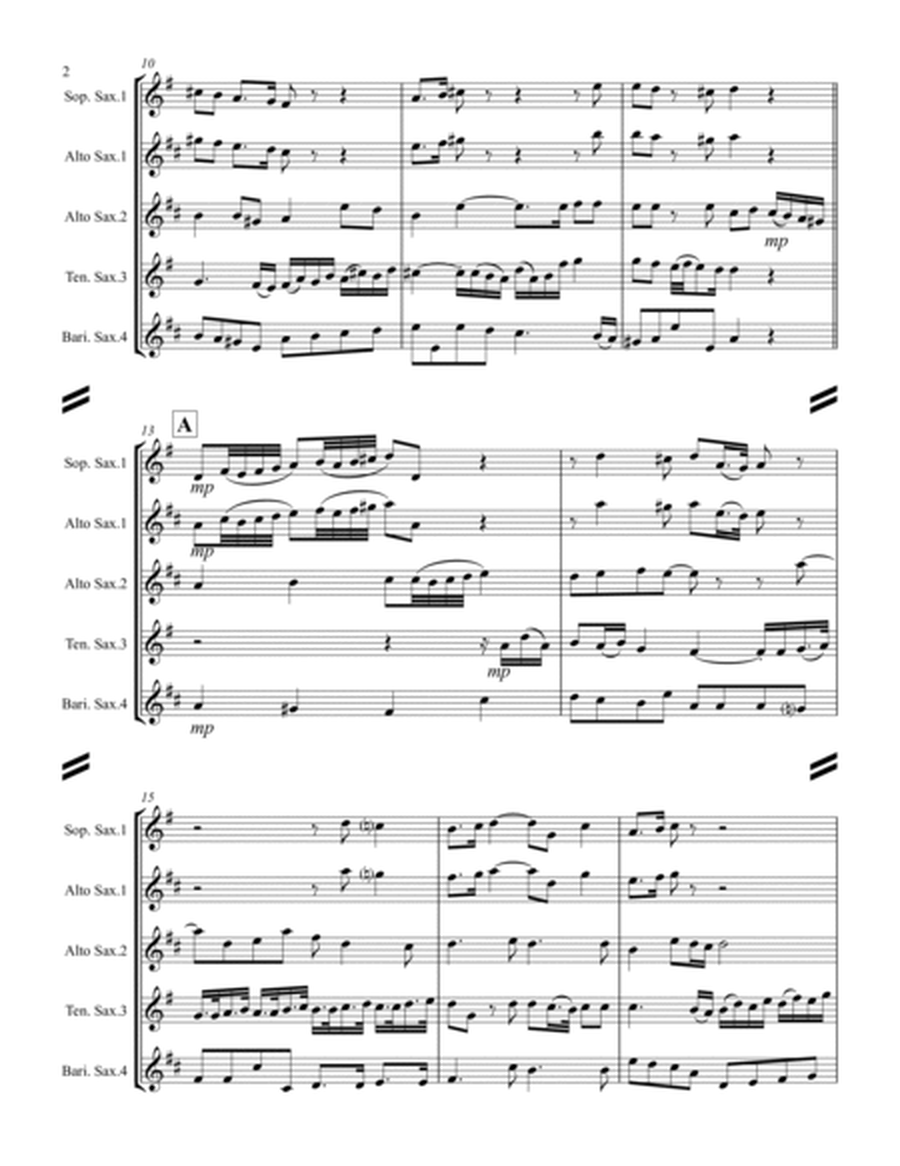 Marcello - Sonata in F Major (for Saxophone Quartet SATB or AATB) image number null