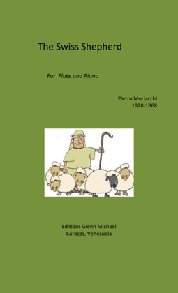 Book cover for The Swiss Shepherd for flute and piano