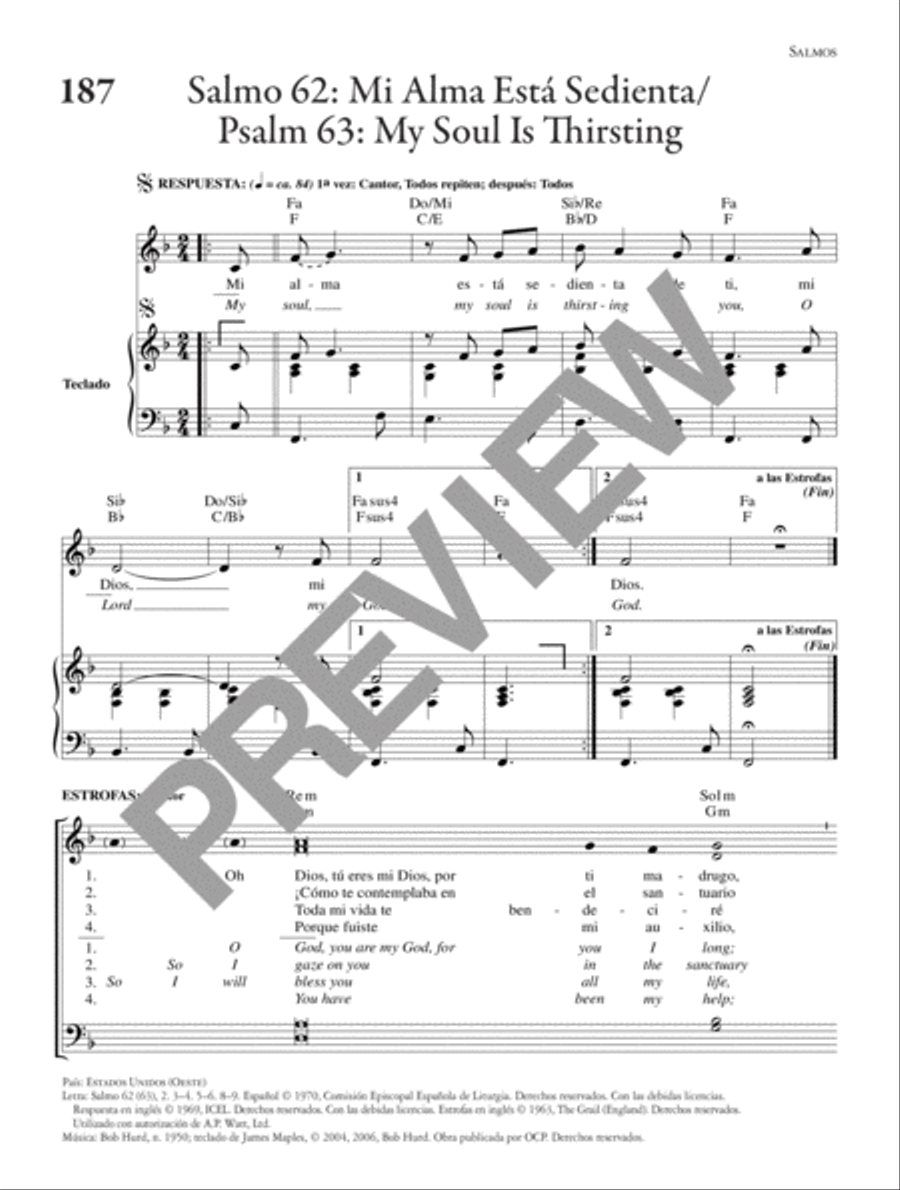 Flor y Canto Tercera Edición [Keyboard Accompaniment] Piano and Keyboard scores gallery preview page 13