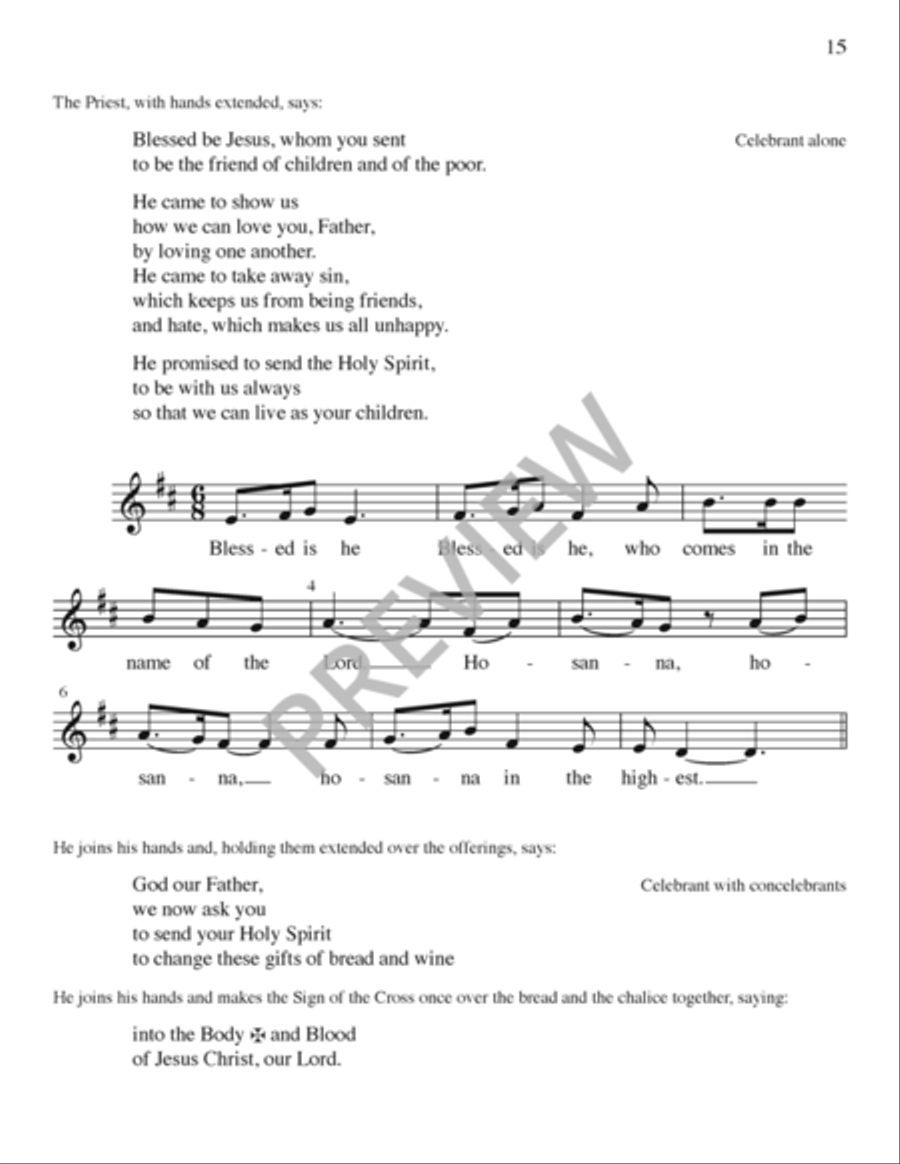 Ruah - Presider edition C Instrument scores gallery preview page 15