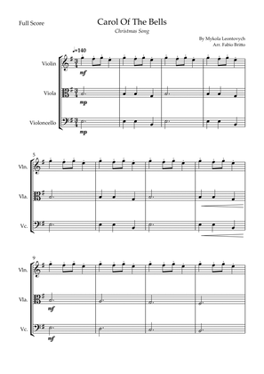 Carol Of The Bells (Christmas Song) for String Trio