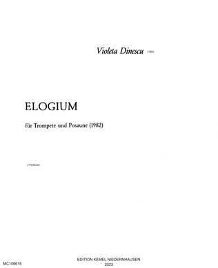 Book cover for Elogium