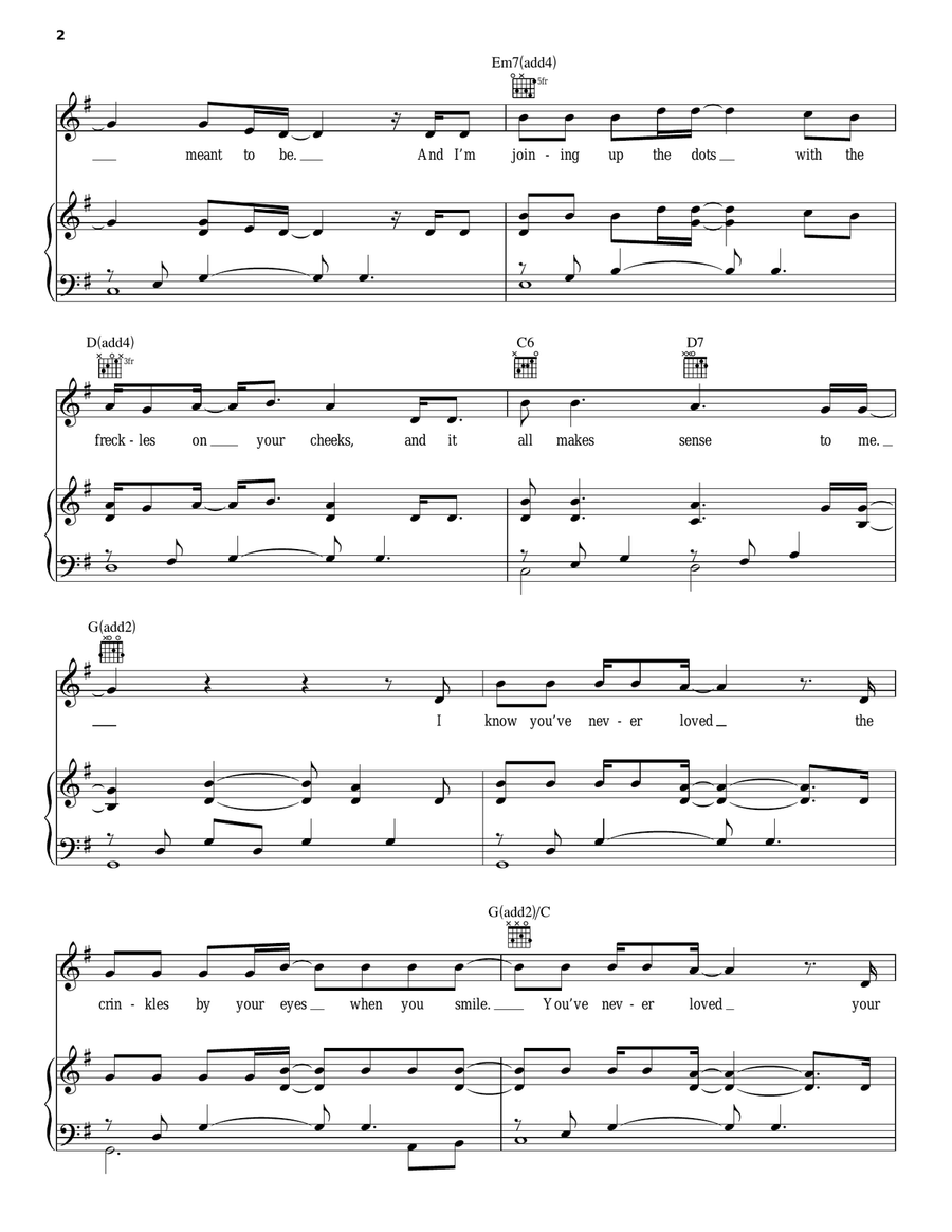 Little Things Little Things Acoustic Guitar scores gallery preview page 2