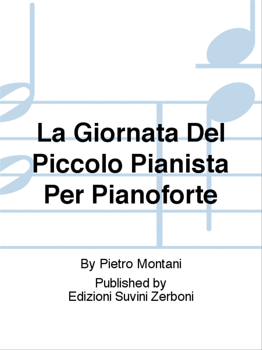 La Giornata Del Piccolo Pianista Per Pianoforte Piccolo scores gallery preview page 1