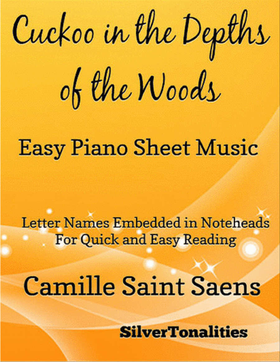 Cuckoo in the Depths of the Woods Carnival of the Animals Easy Piano Sheet Music Easy Piano scores gallery preview page 1