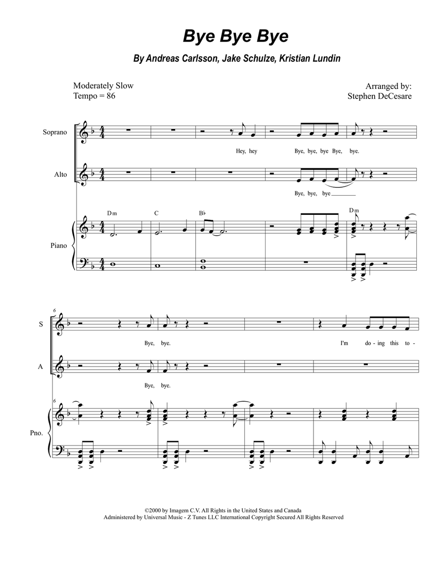 Bye Bye Bye SA scores gallery preview page 1