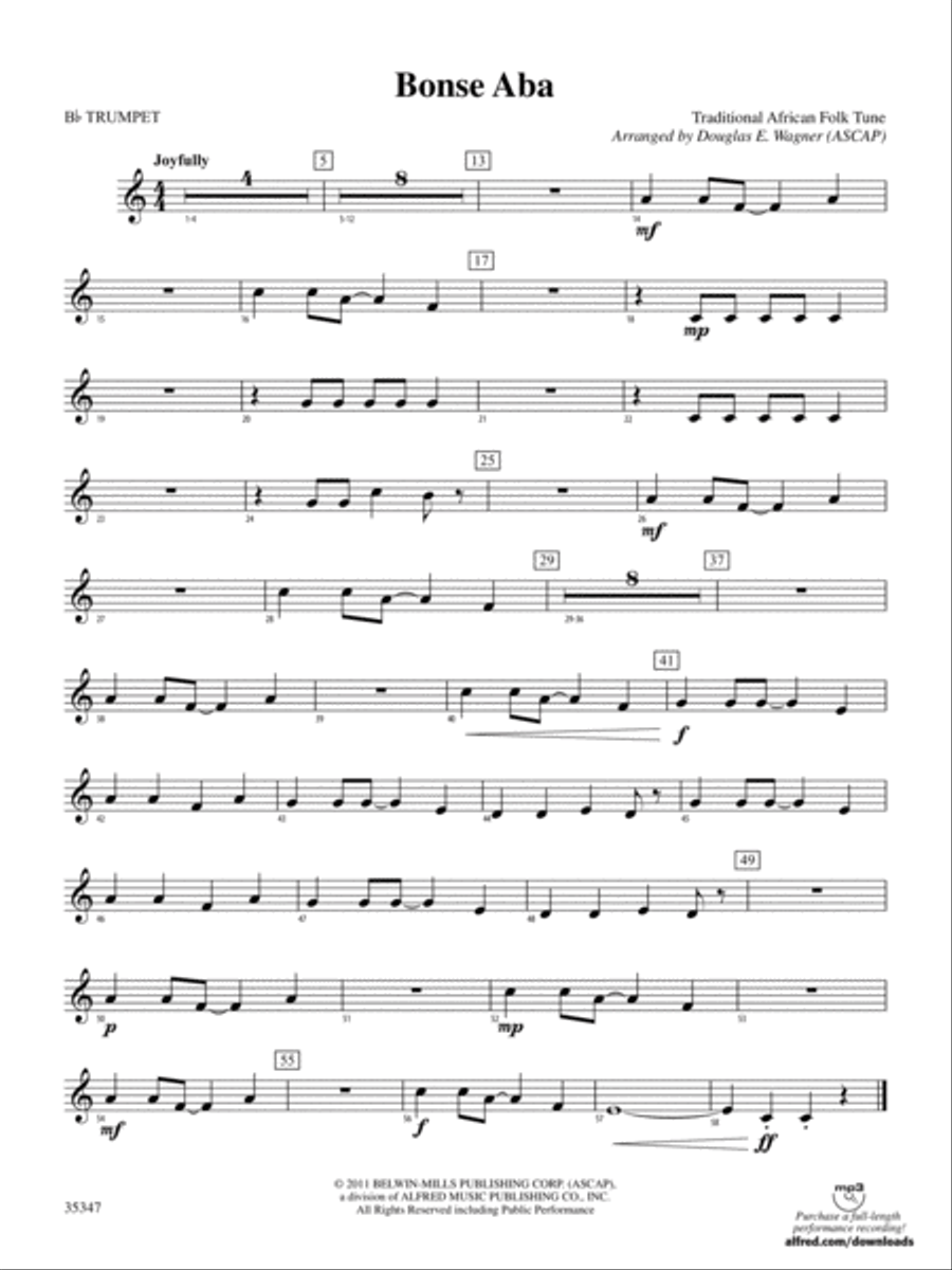 Bonse Aba: 1st B-flat Trumpet