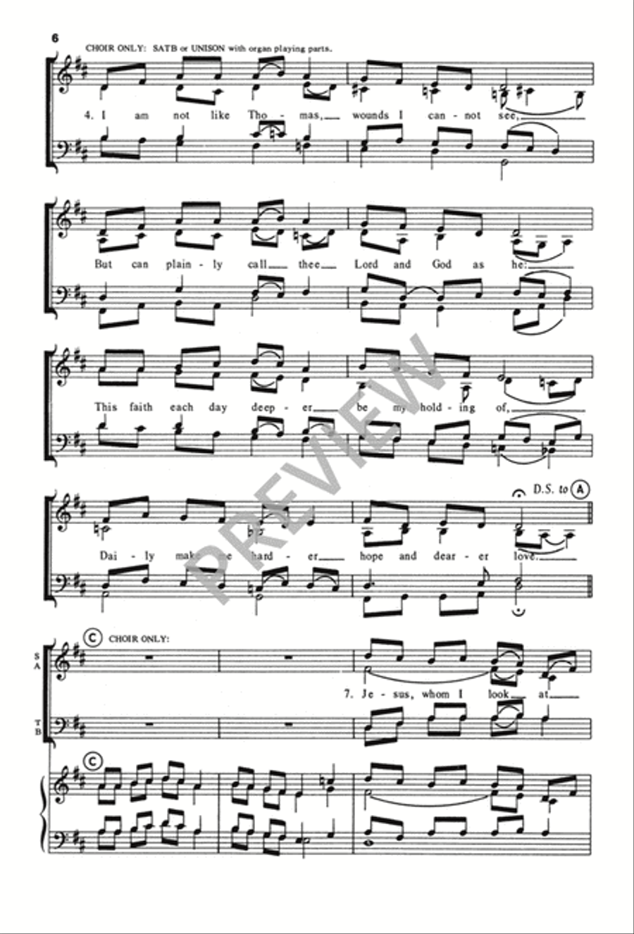 Godhead Here in Hiding 4-Part scores gallery preview page 7