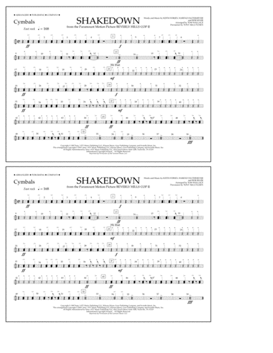Shakedown - Cymbals