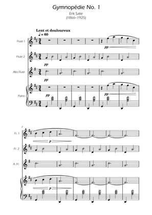 Gymnopedie No. 1 - Flute Trio