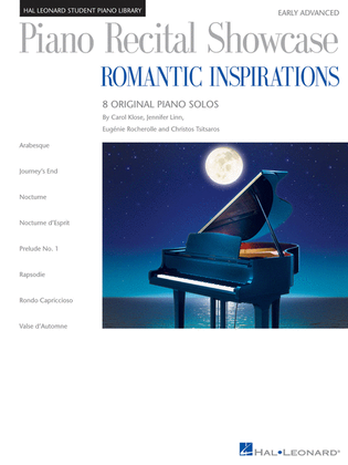 Book cover for Piano Recital Showcase: Romantic Inspirations