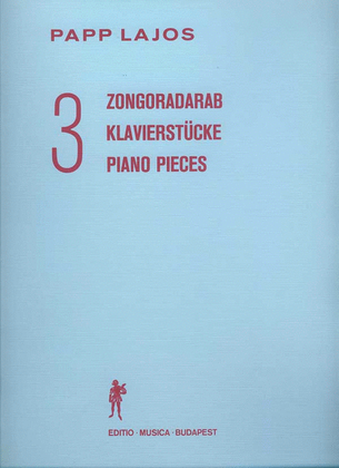 Book cover for 3 Klavierstücke - 3 Piano Pieces