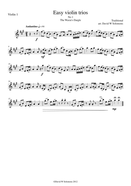 15 easy violin trios image number null