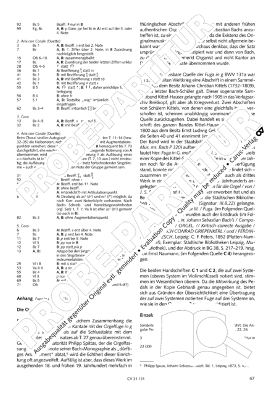 Form the deep, Lord, cried I, Lord, to Thee (Aus der Tiefe rufe ich, Herr, zu dir) 4-Part scores gallery preview page 48